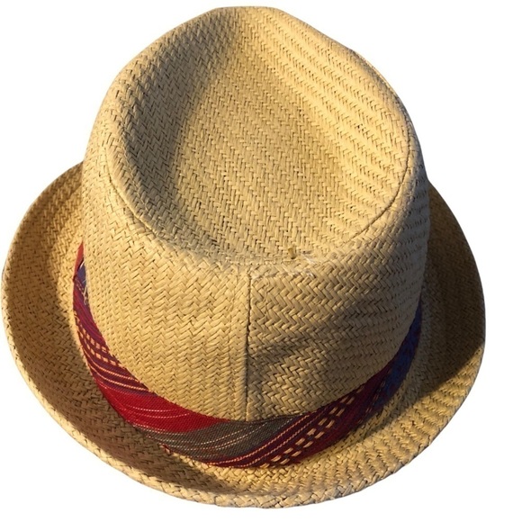 J. Dempsey 100% Paper Straw Fedora size L/XL - Picture 2 of 6